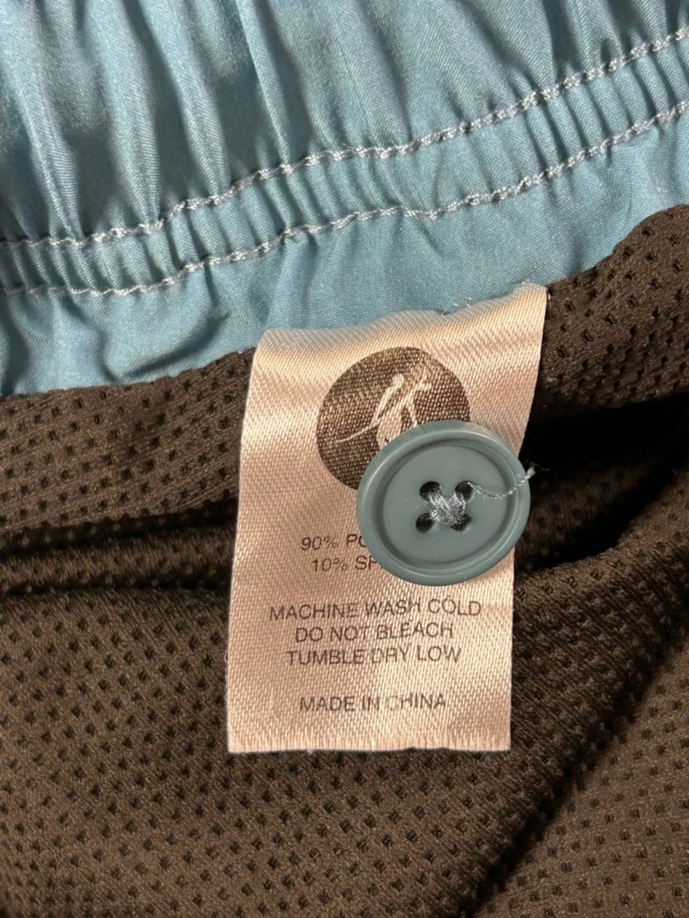 TOES ON THE NOES Malibu Volley Swim Trunks Teal Horizon‎ Print Sz M